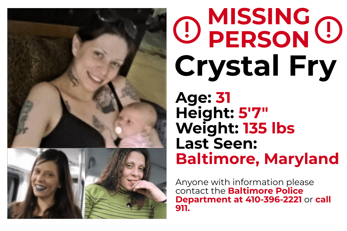 missing mother Crystal Marie Fry